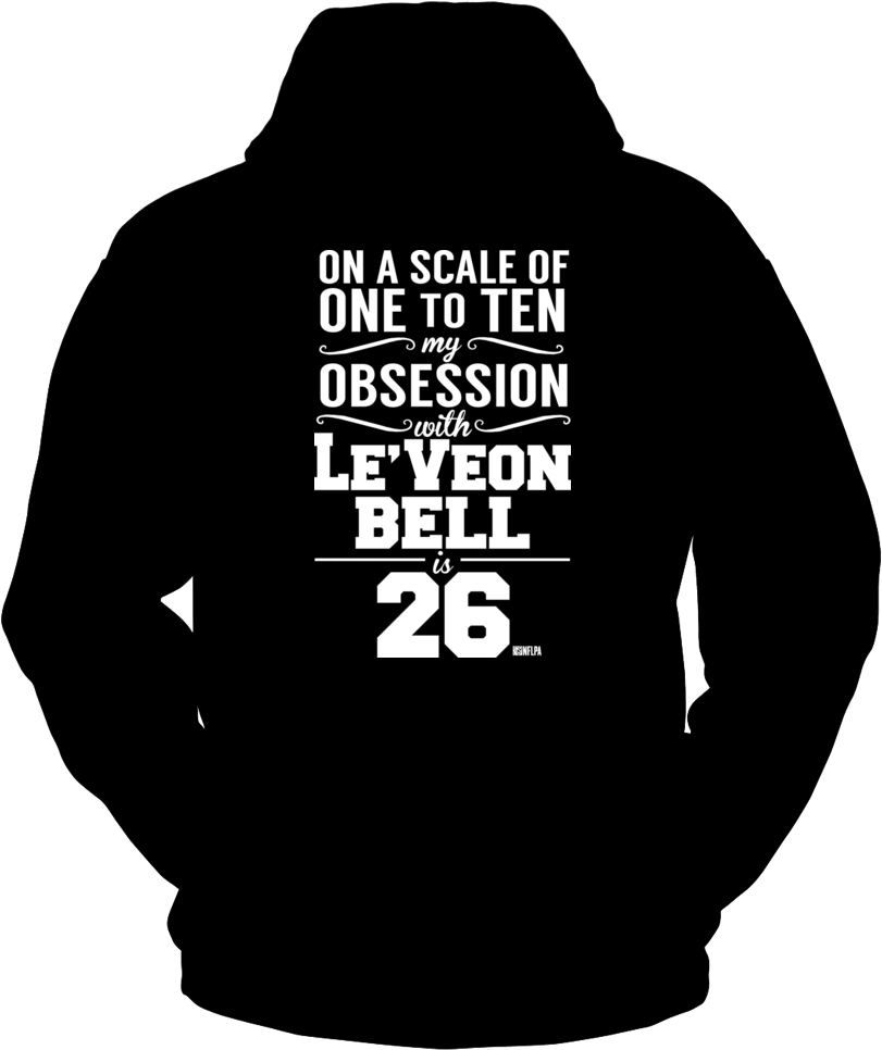 Leveon Bell Png - Hoodie Clipart (1000x1000), Png Download