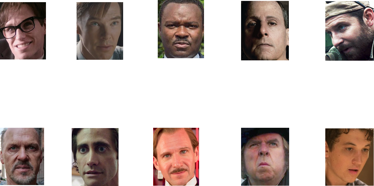 Last Year's Nominees - Collage Clipart (1221x607), Png Download