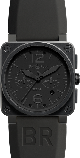 Bell Ross - Bell And Ross Phantom Chronograph Clipart (500x705), Png Download