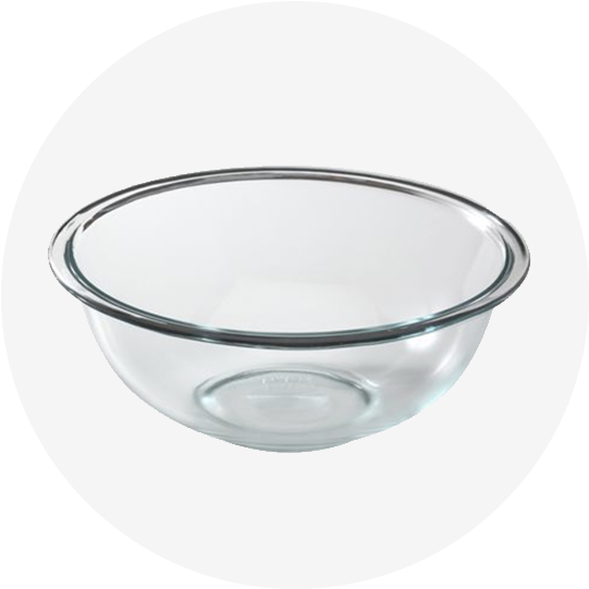 Pyrex Smart Essentials Love 6-pc Mixing Bowl Set - Circle Clipart (640x640), Png Download