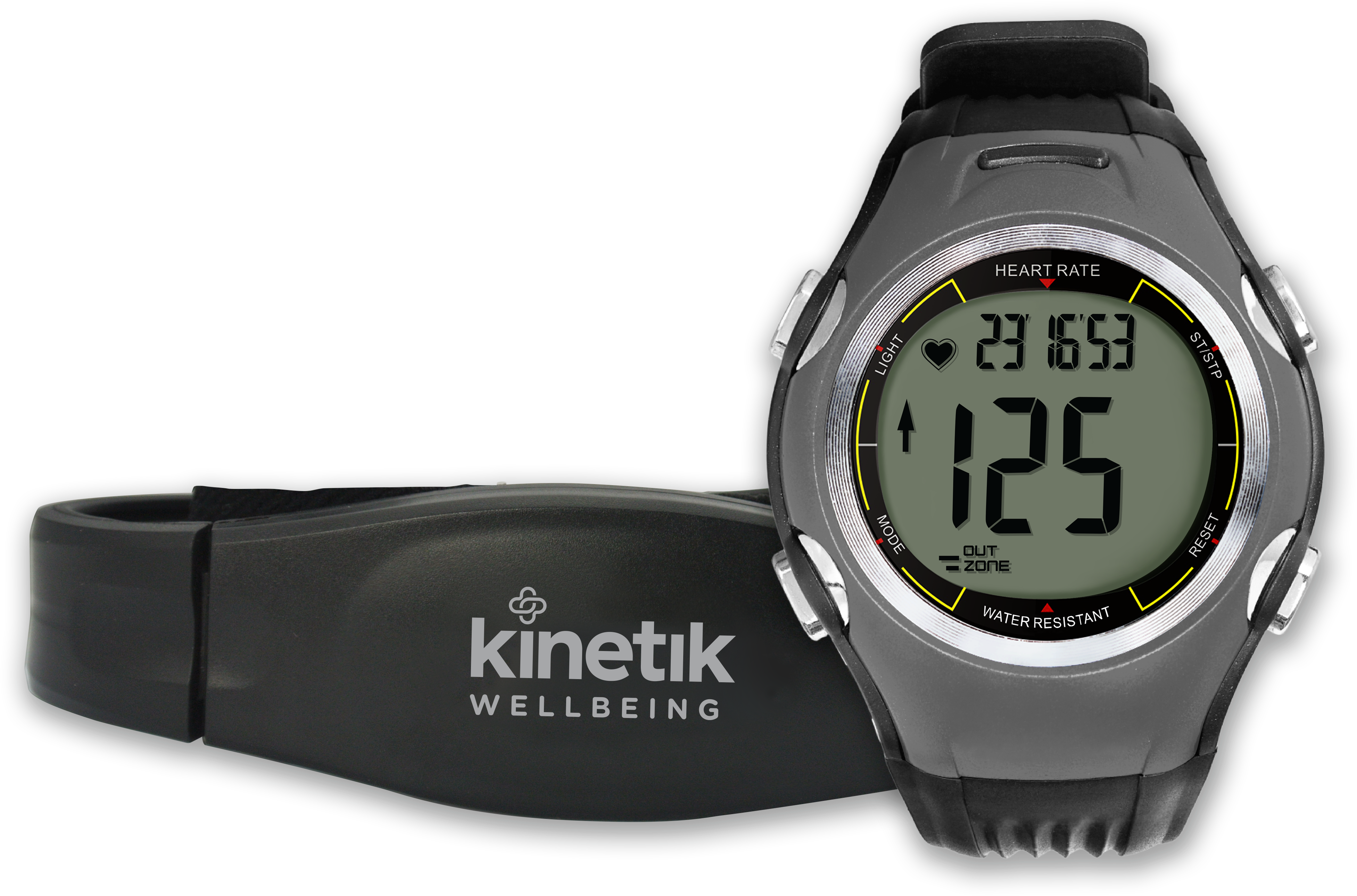 Heart Rate Monitor - Watch Clipart (5863x4489), Png Download