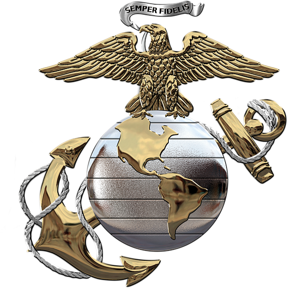 Bleed Area May Not Be Visible - Eagle Globe And Anchor Poster Clipart (600x598), Png Download