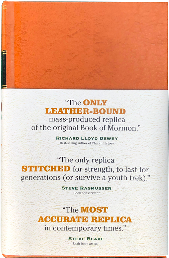 Leather 1830 Book Of Mormon Replica - Paper Clipart (1000x1000), Png Download