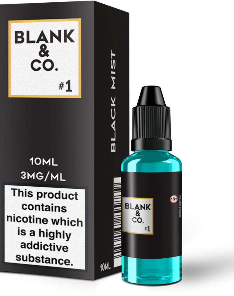 #1 Black Mist Ejuice From Blank & Co - Cosmetics Clipart (800x1200), Png Download