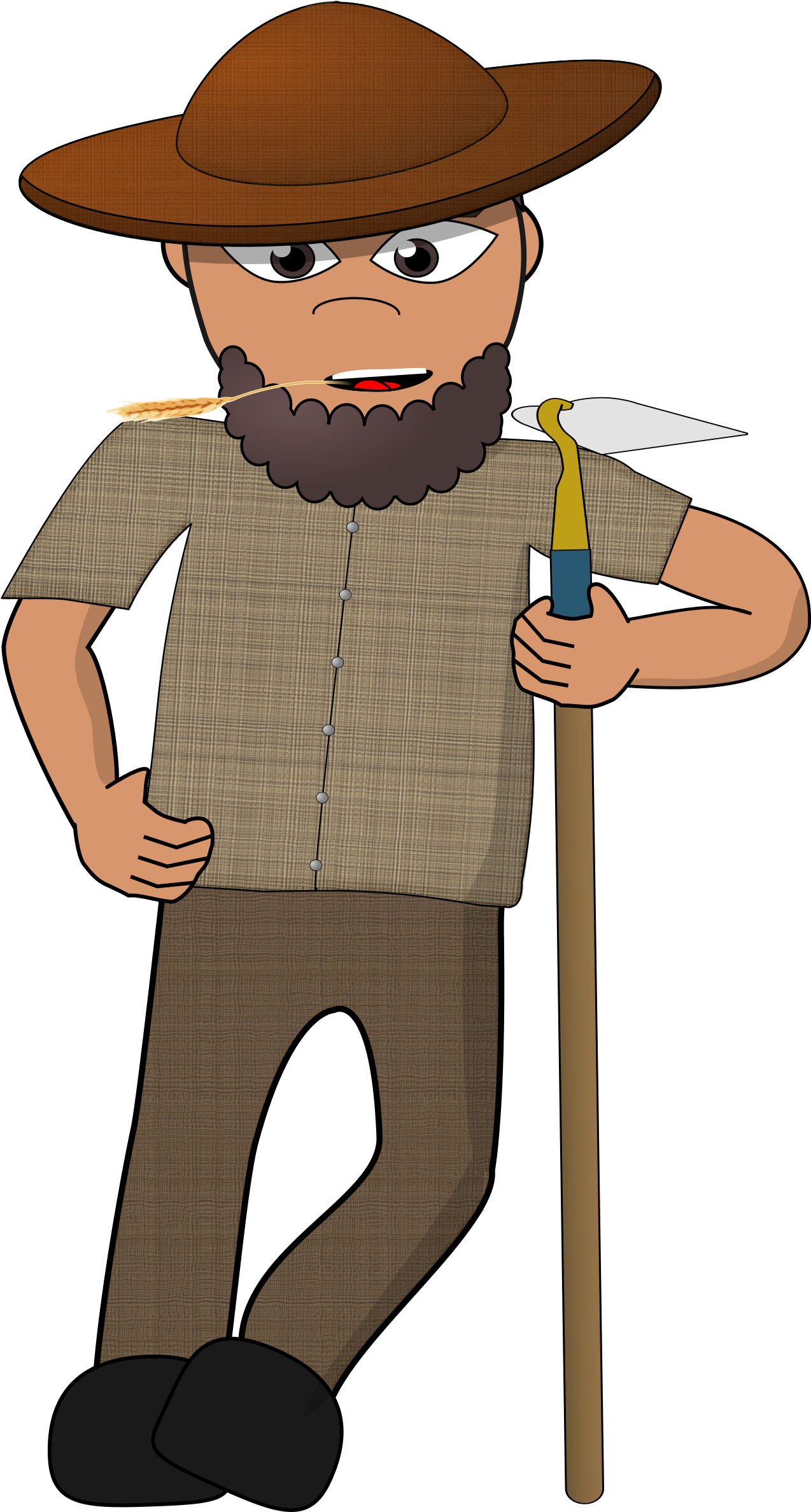 This Free Icons Png Design Of Farmer Past - Farmer Transparent Clipart (1274x2375), Png Download