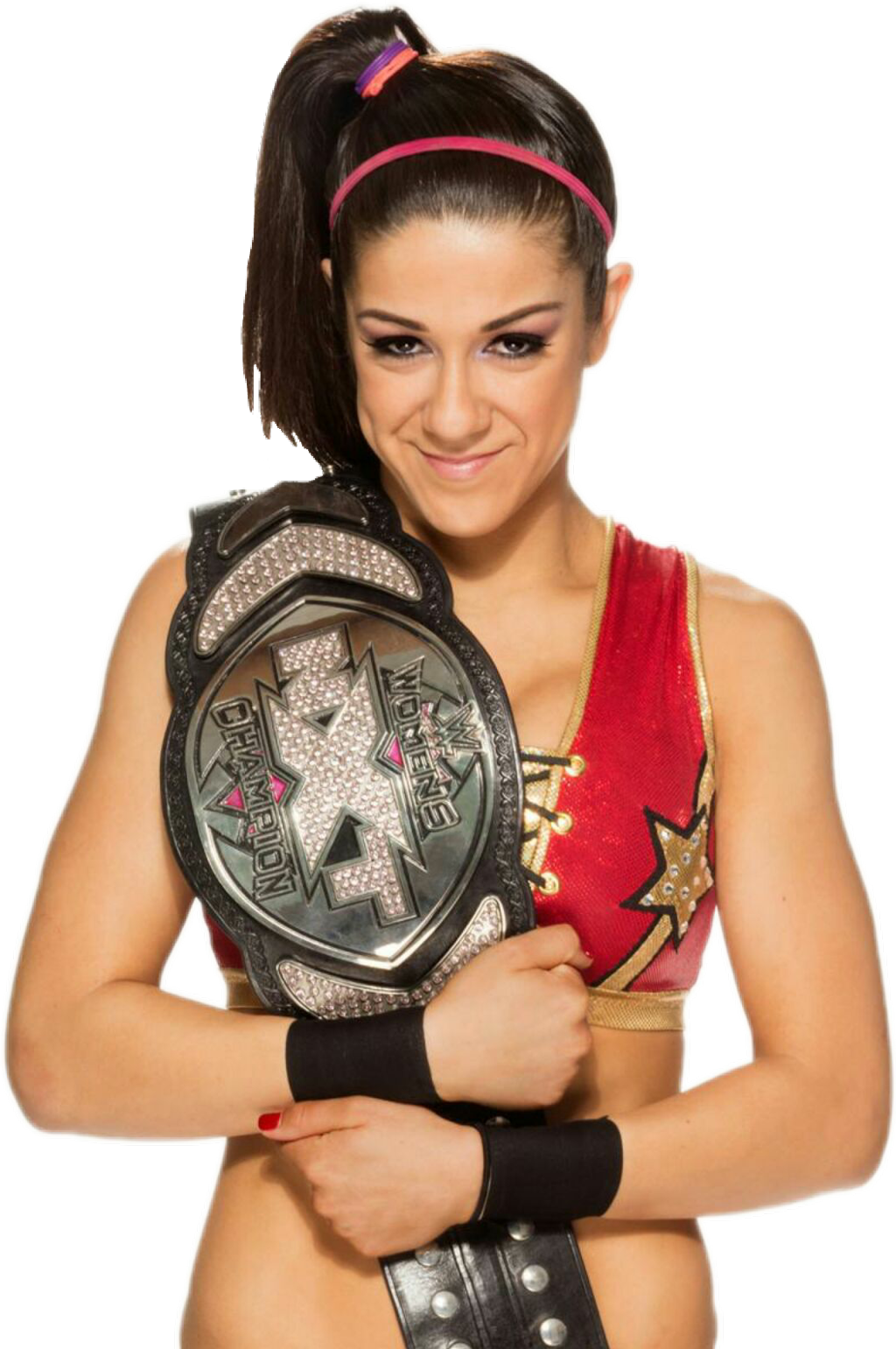 #bayley #wwebayley #bayleywwe #huglife #imahugger #bossandhugconnection - Bayley With Raw Women's Championship Clipart (1024x1541), Png Download