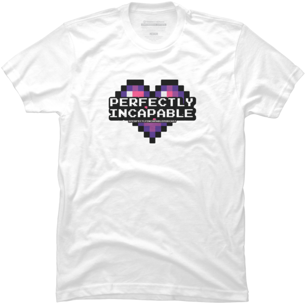 Perfectly 8-bit - Active Shirt Clipart (650x650), Png Download