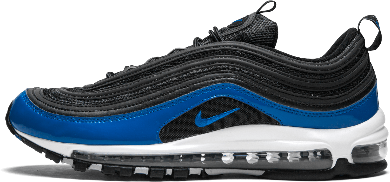The Commerce Nike Air Max - Air Max 97 Black Bullet Clipart (1619x758), Png Download