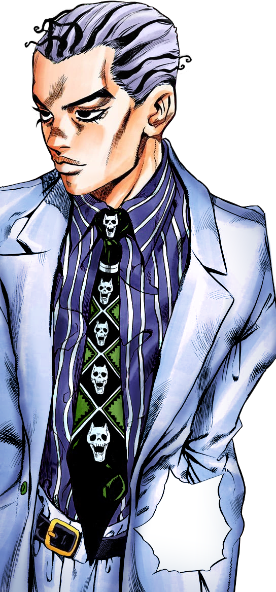 I Was Watching Jojo Bizarre Adventure - Yoshikage Kira Anime Png Clipart (544x1167), Png Download