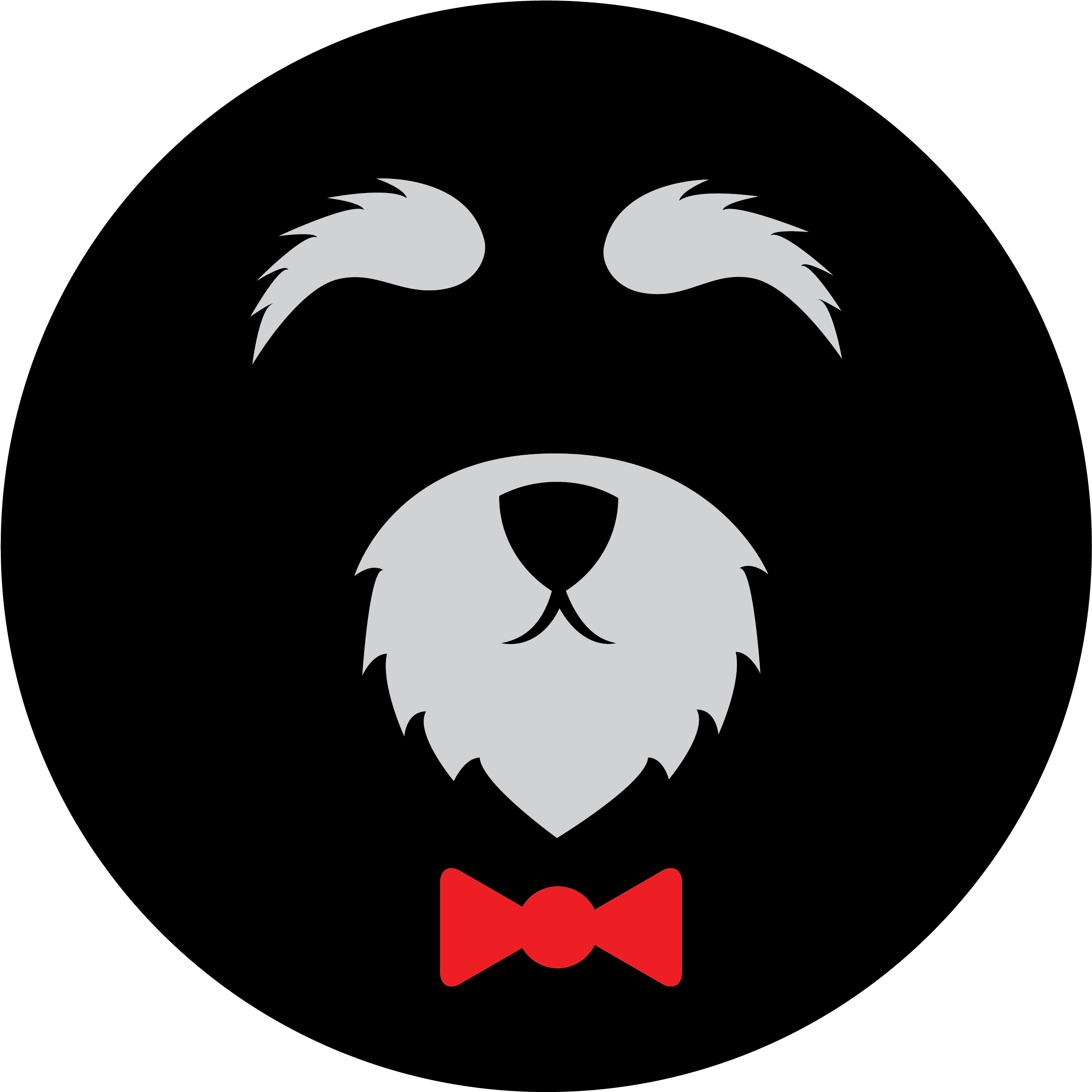 Minimalist Schnauzer Img - Illustration Clipart (2801x2801), Png Download