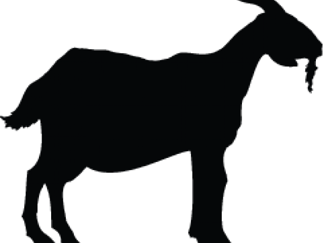 Free On Dumielauxepices Net - Goat Silhouette Vector Png Clipart (640x480), Png Download
