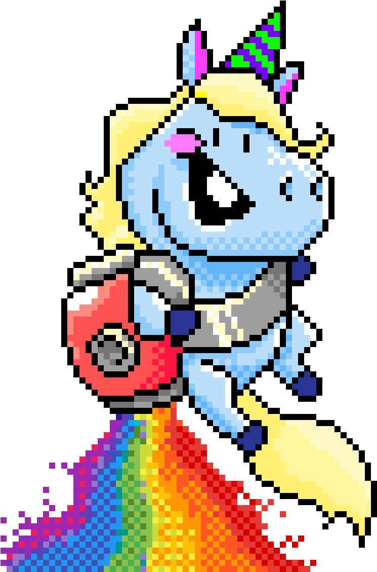 Flying Unicorn - Cartoon Clipart (1200x1200), Png Download