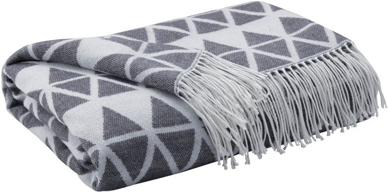 Shop Throw Blankets - Ashley Noemi Slate Throw Clipart (800x500), Png Download