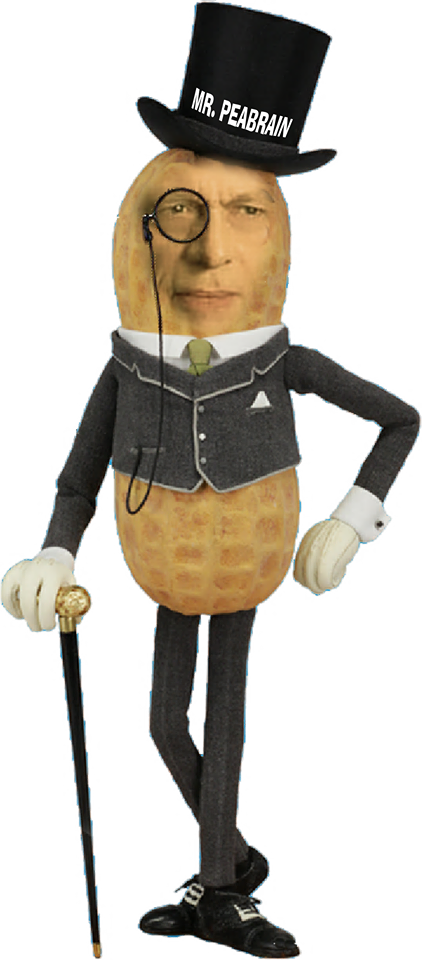 Stand League Member Ed Parkin Disguises Himself As - Mr Peanut Clipart (422x960), Png Download