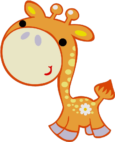 Giraffe Cartoon Pictures Cute - Cute Giraffe Wallpaper Hd Clipart (600x600), Png Download