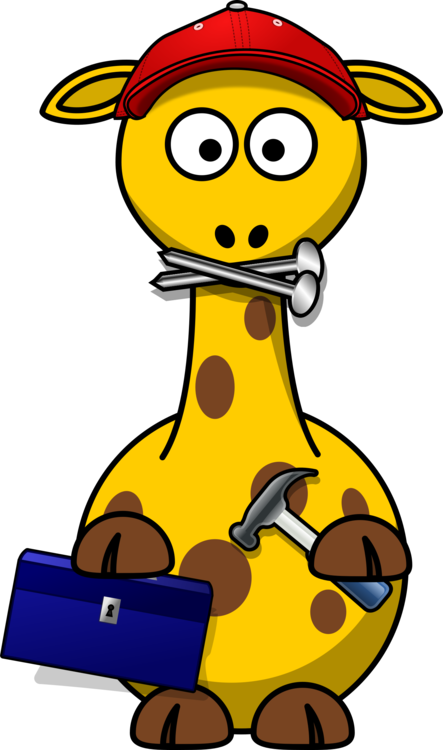 Baby Giraffes Cartoon - Cartoon Animals Clipart - Png Download (443x750), Png Download