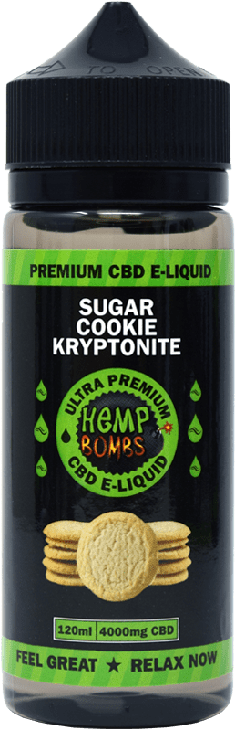 4000mg Cbd E-liquid Sugar Cookie Kryptonite - Watermelon Cbd Vape Juice Clipart (800x800), Png Download