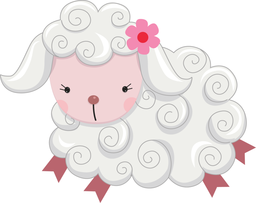 Lamb Svg Clipart Baby - Imagens Fazendinha Rosa Png Animais Transparent Png (900x713), Png Download