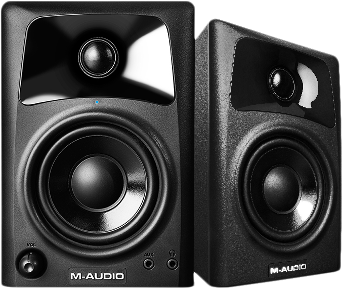 Audio Speaker Png Transparent Images Free Download - M Audio Av32 10 Watt Compact Studio Monitor Speakers Clipart (700x600), Png Download