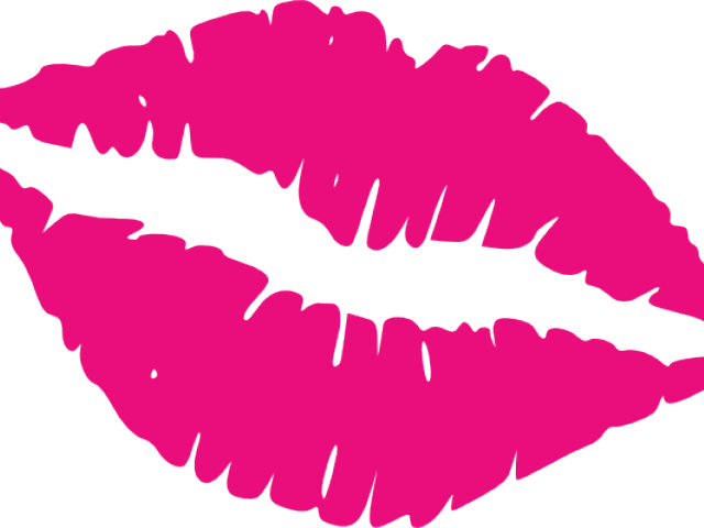 Red Lips Watercolor Painting Clipart (640x480), Png Download