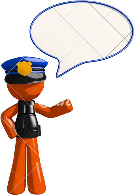 Clipart Man Police Officer - Cartoon - Png Download (602x800), Png Download