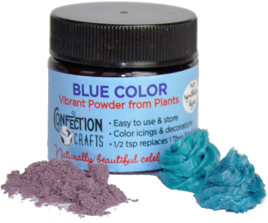 Blue Powder Color For Creams/icing - Coral Clipart (900x900), Png Download