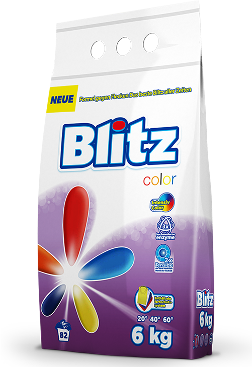 Blitz 6kg - Blitz Washing Powder Clipart (500x750), Png Download