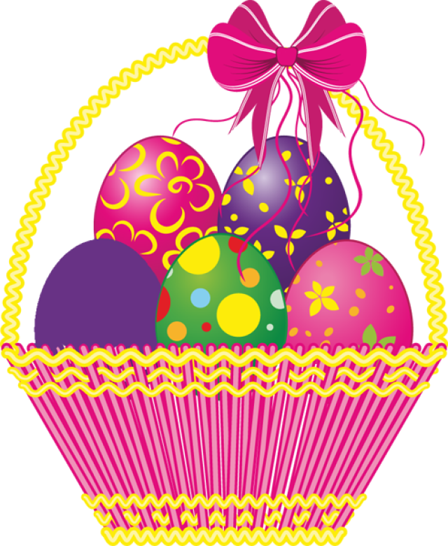 17 Free Easter Egg And Easter Basket Clip Art Designs - Easter Clipart - Png Download (640x780), Png Download