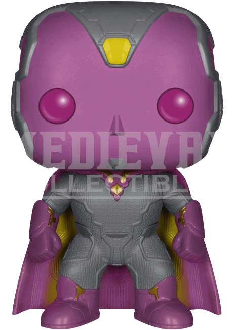 Funko Pop Marvel Vision Clipart (648x648), Png Download