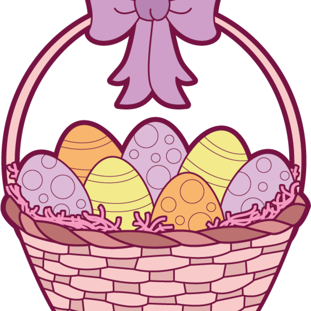 Free Easter Clip Art Butterfly Clipart - Clip Art Easter Basket - Png Download (1024x1024), Png Download