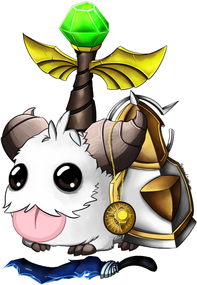 Support Poro - Cartoon Clipart (500x640), Png Download