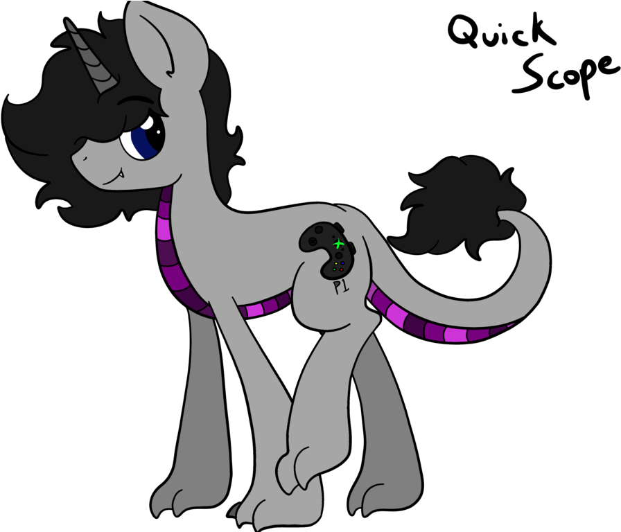 Quick Scope By Doodle - Cartoon Clipart (1024x767), Png Download