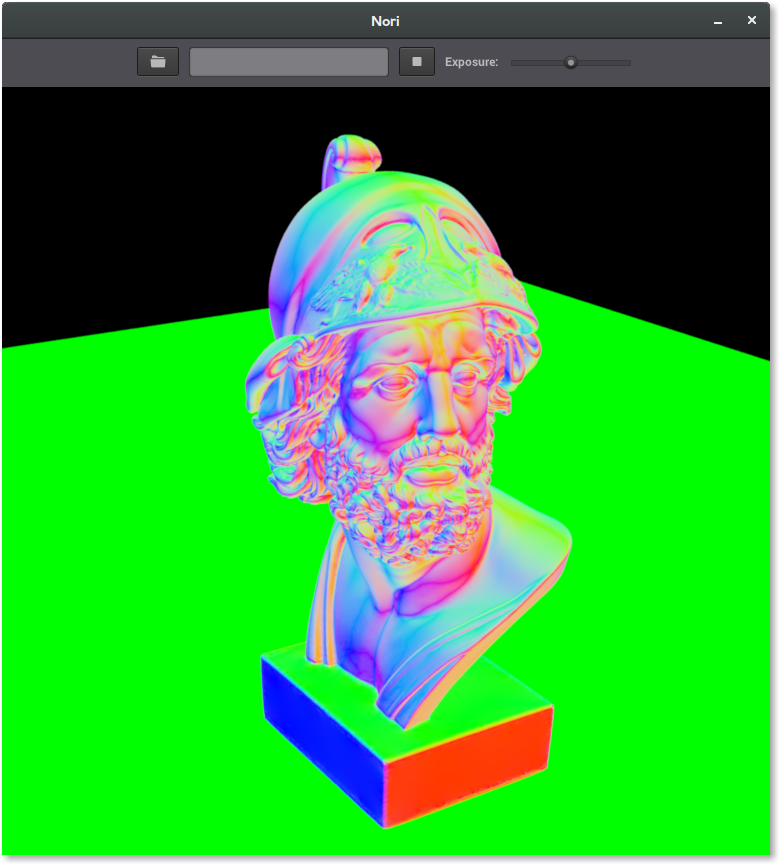 A Shading Normal Rendering Of The Ajax Scene - Illustration Clipart (837x928), Png Download