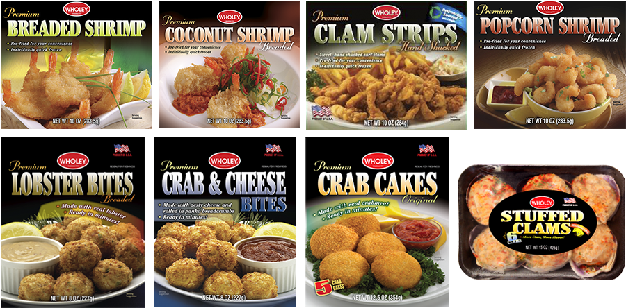 With Coconut Shrimp, Lobster Bites, Stuffed Clams And - Karaage Clipart (919x500), Png Download