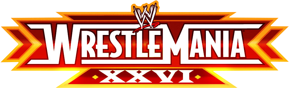 In My Area It Is Usually A One Word Wrestlers Name - Wwe Wrestlemania 26 Logo Clipart (1002x350), Png Download