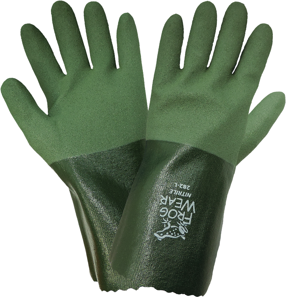 Mach Finish Double Nitrile Gloves - Leather Clipart (1000x1000), Png Download