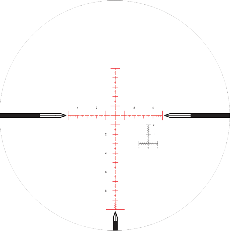 10 Mils Reticle - Circle Clipart (750x748), Png Download