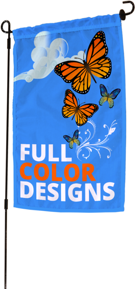 Custom Logo Christmas Decorative Cheap Garden Flag - Banner Clipart (1000x1000), Png Download