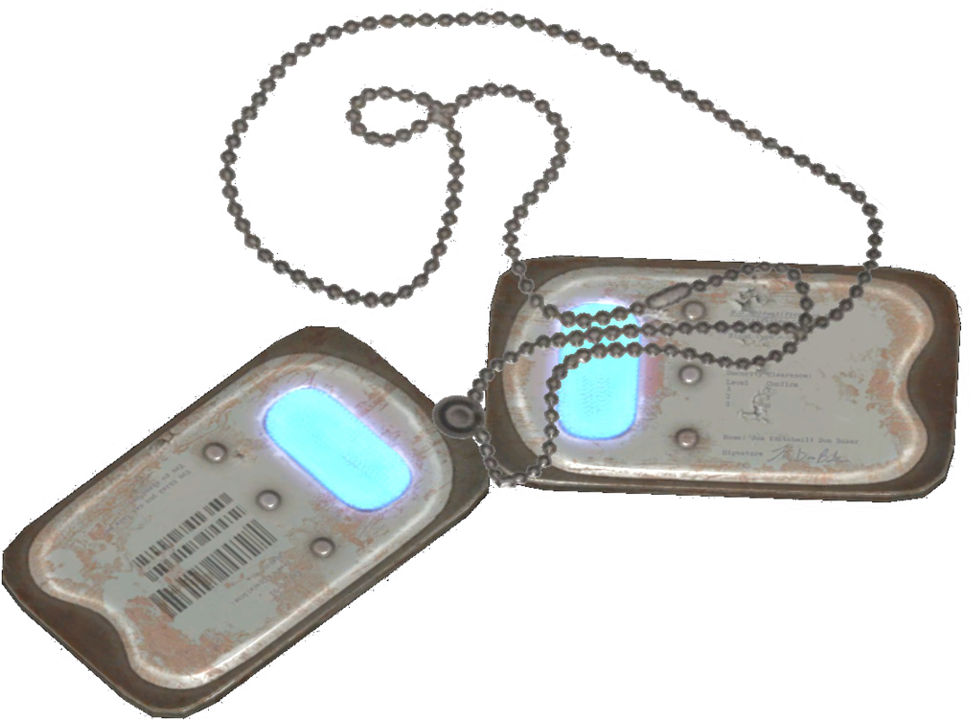 Brotherhood Of Steel Holotag - The Vault Clipart (1200x904), Png Download