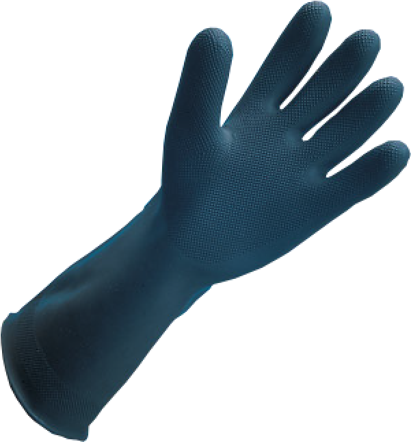 San Jamar R93517 Rubber Glove Clipart (800x800), Png Download