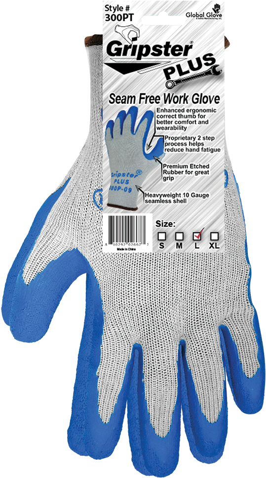 Premium Etched Rubber Gloves - Football Glove Clipart (1000x1000), Png Download