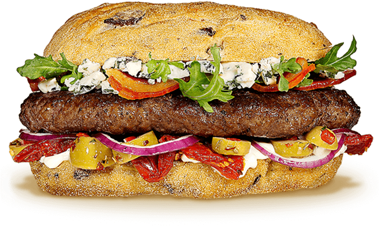 Download Transparent Png - Mona Lisa Burger Clipart (763x455), Png Download