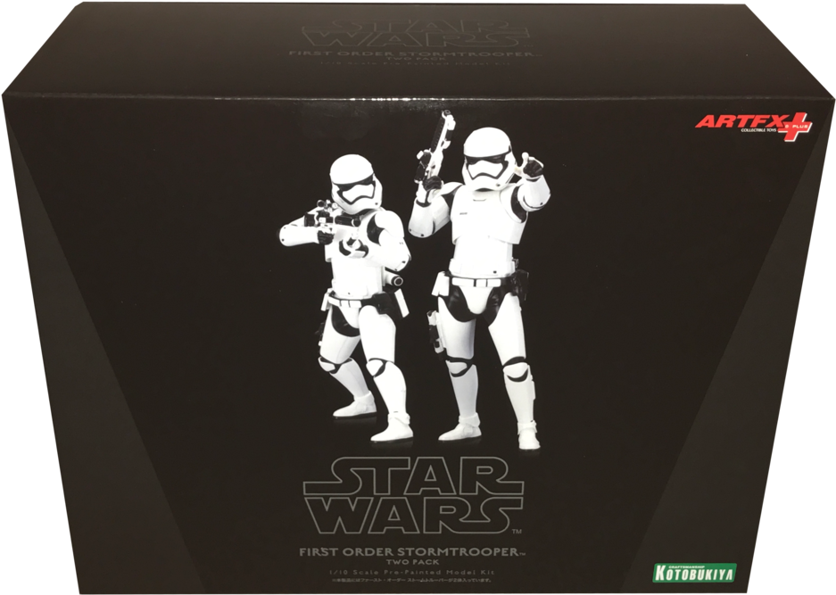 Star Wars First Order Stormtrooper Artfx 2 Pack - Stormtrooper First Order Kotobukiya Clipart (1024x768), Png Download