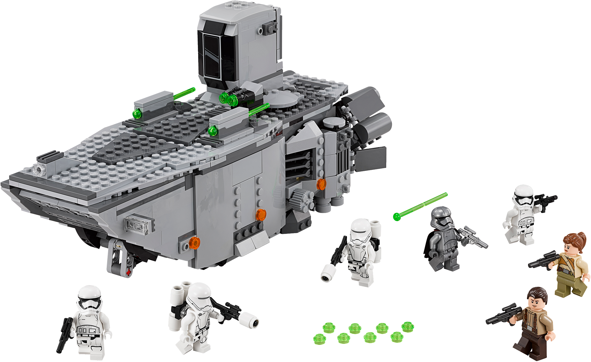 Force Friday Toy - Lego Star Wars First Order Transporter Clipart (2500x1874), Png Download