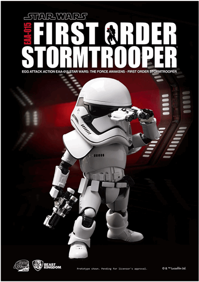 First Order Stormtrooper 6" Egg Attacks Figure - First Order Stormtrooper Egg Attack Clipart (600x600), Png Download