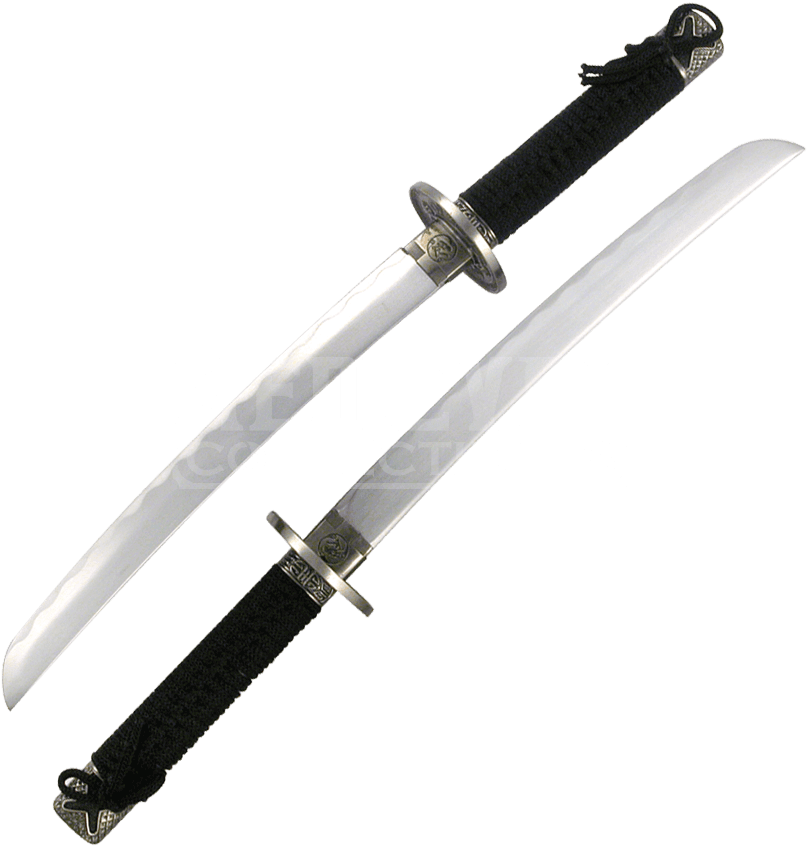 Dragon Brotherhood Oriental Sword Set - Dagger Clipart (850x850), Png Download