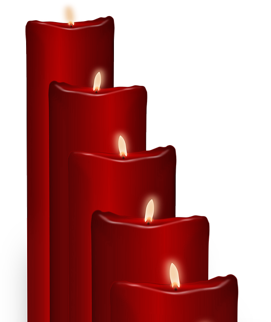 Velas Vermelhas Em Png - Candle Clipart (585x640), Png Download