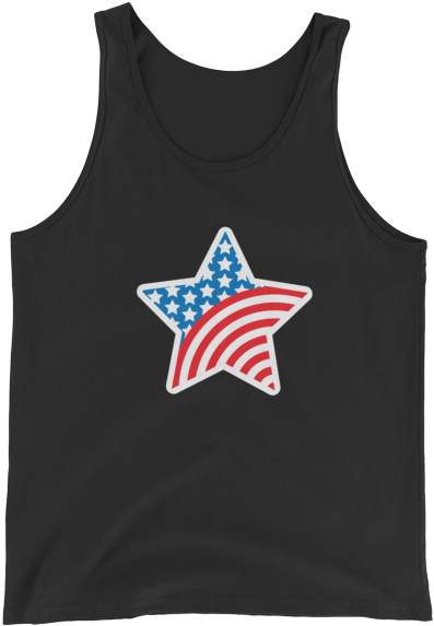 American Star Unisex Tank Top - Top Clipart (600x600), Png Download