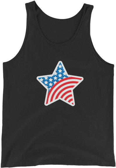 American Star Unisex Tank Top - Top Clipart - Large Size Png Image - PikPng