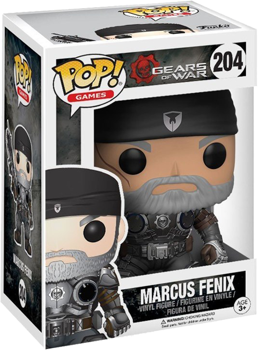 Funko Pop Marcus Fenix Clipart (502x681), Png Download